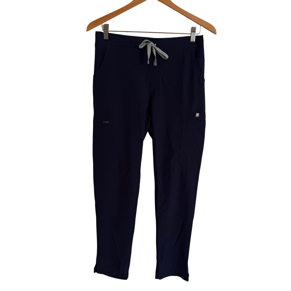 FIGS Womens Navy Blue Technical Collection Scrub Jogger Pants Small